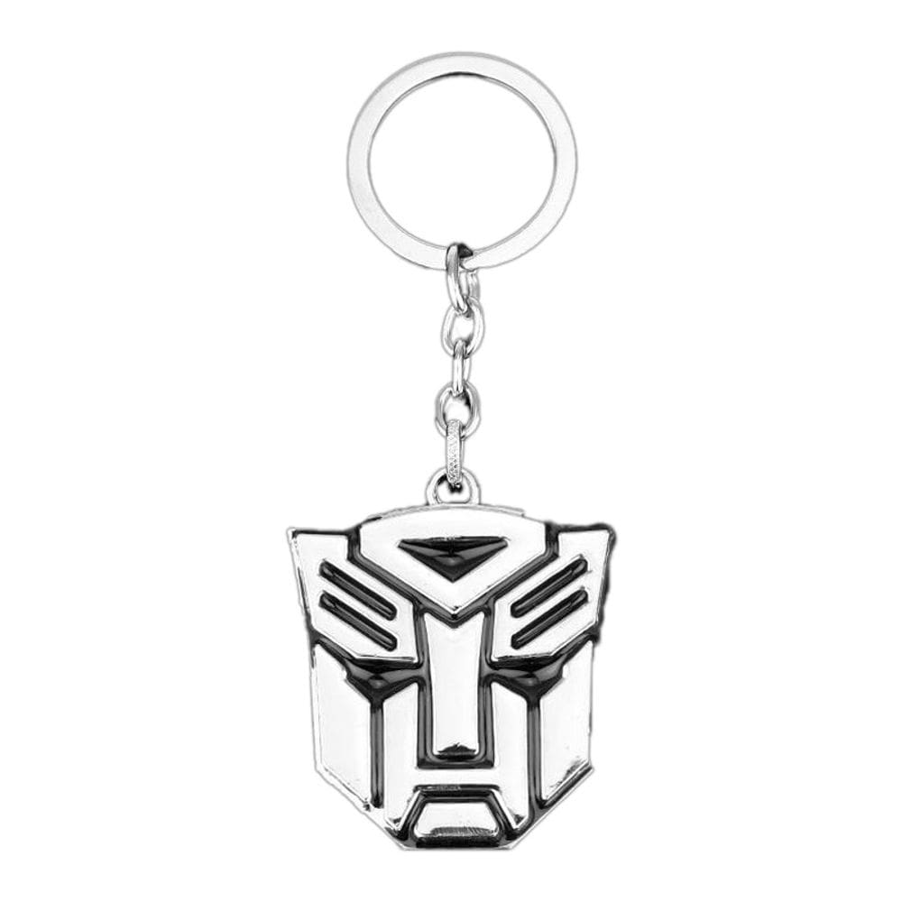 Chaveiro Transformers Optimus Prime e Decepticon Metal