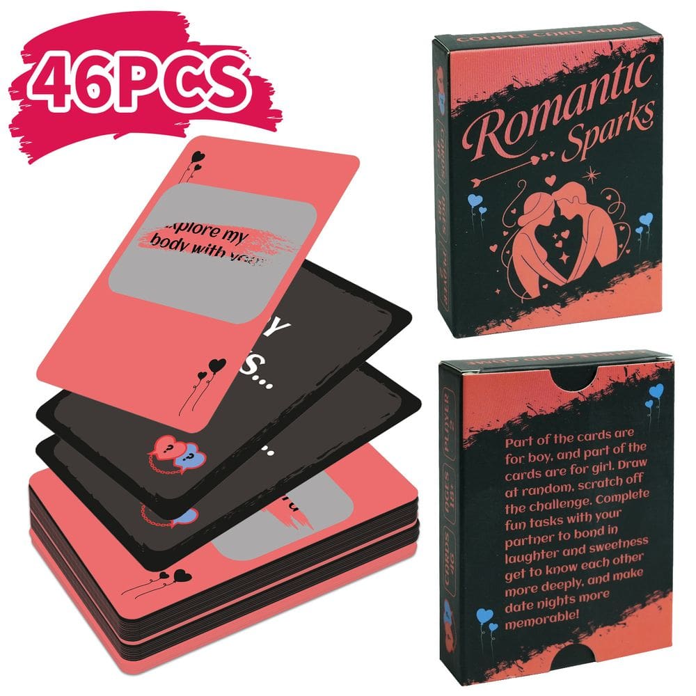Jogo de cartas para casais Scratch Off Date Night Romantic Sparks