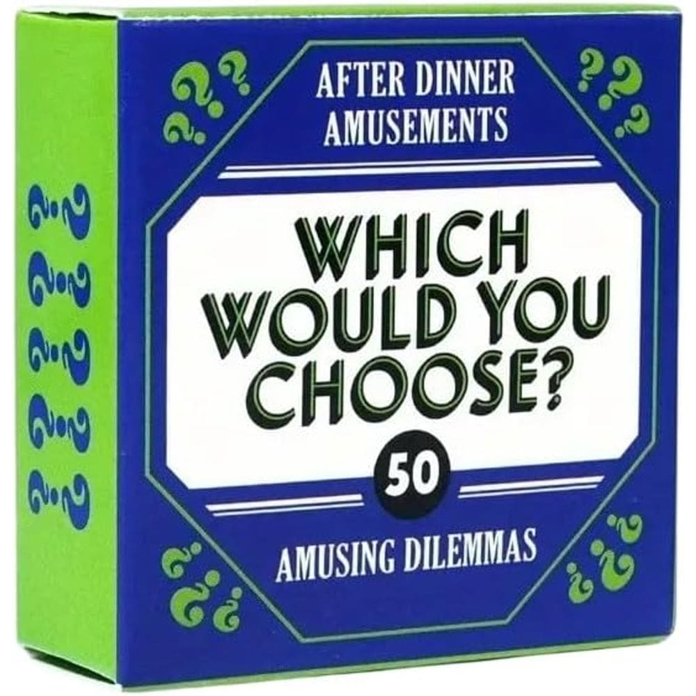 Jogo de cartas Qual você escolheria? com 50 dilemas