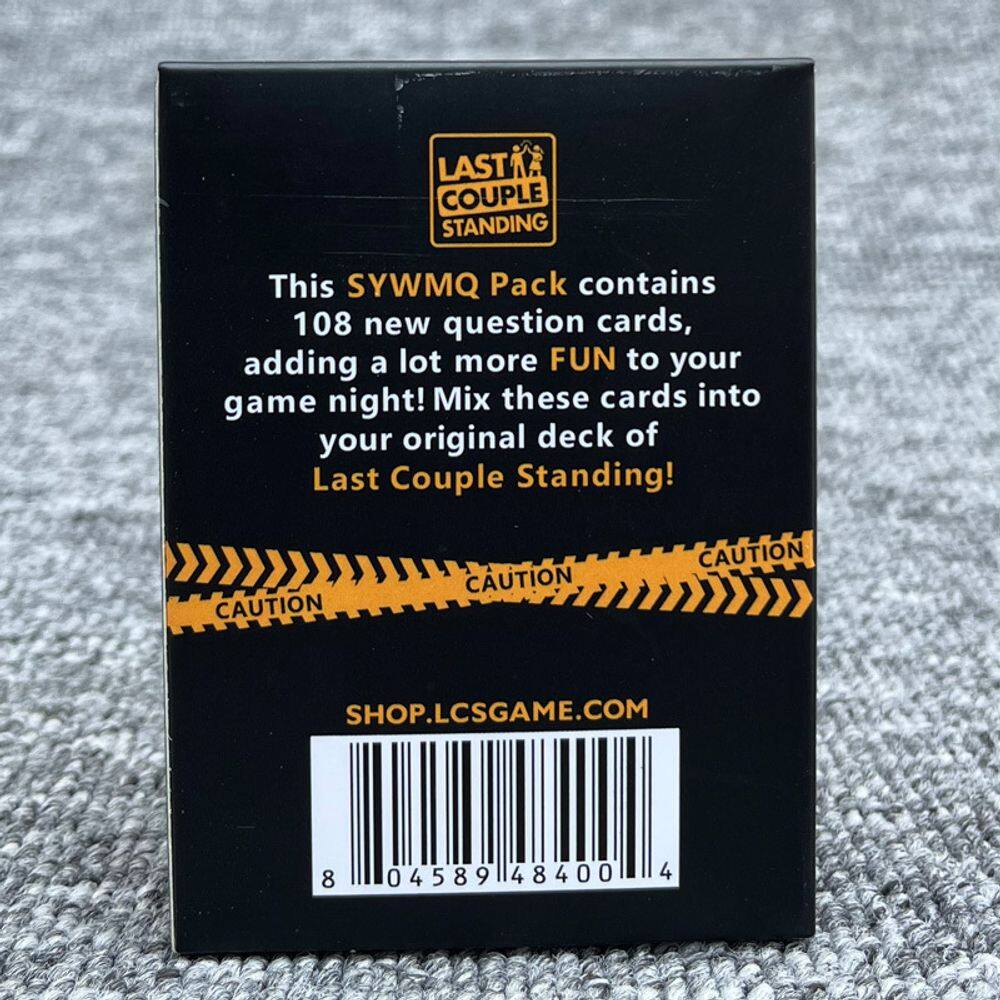 Jogo de cartas Last Couple Standing com pacote de expansão