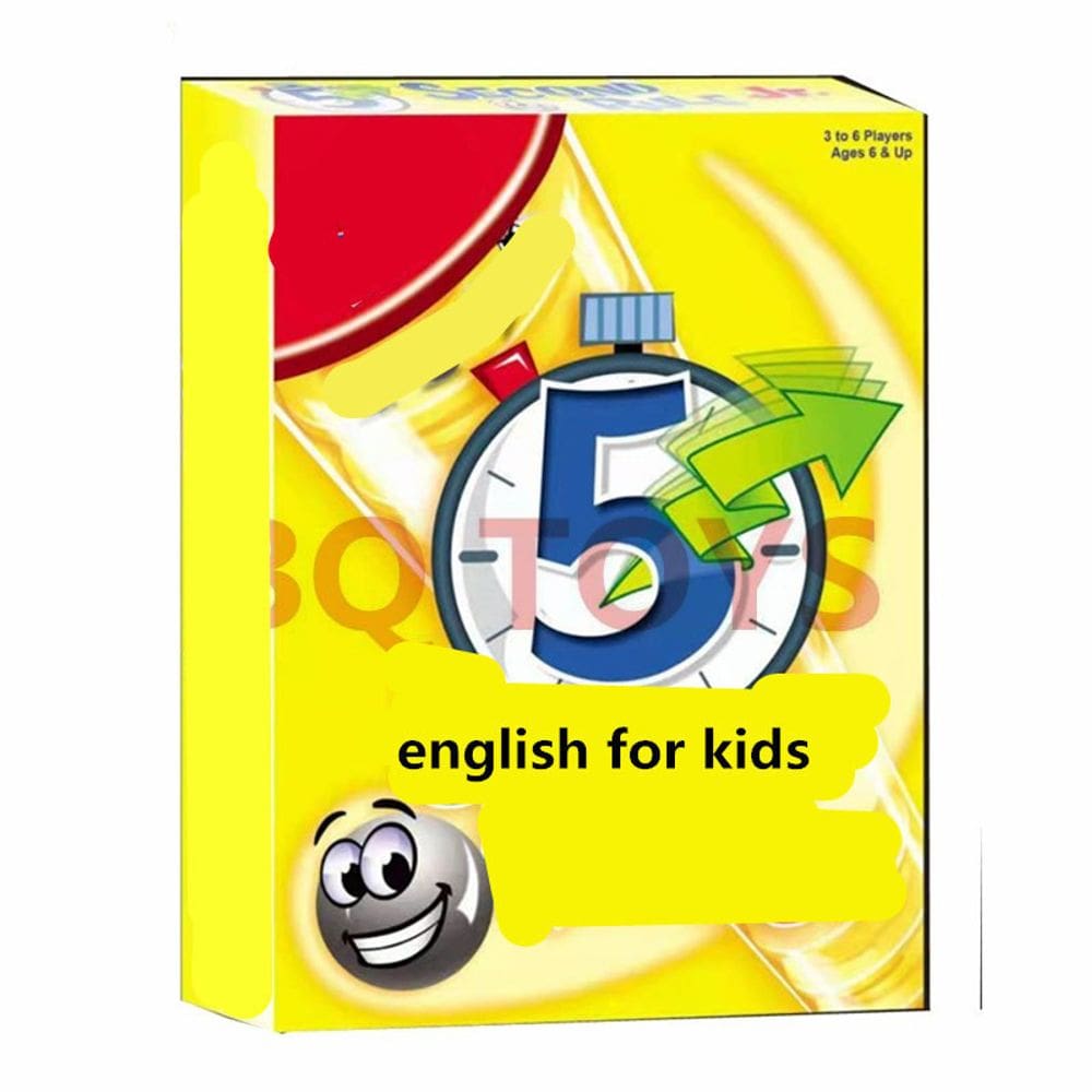 Jogo de Cartas Inglês 30 Seconds Kids Word Guess Party