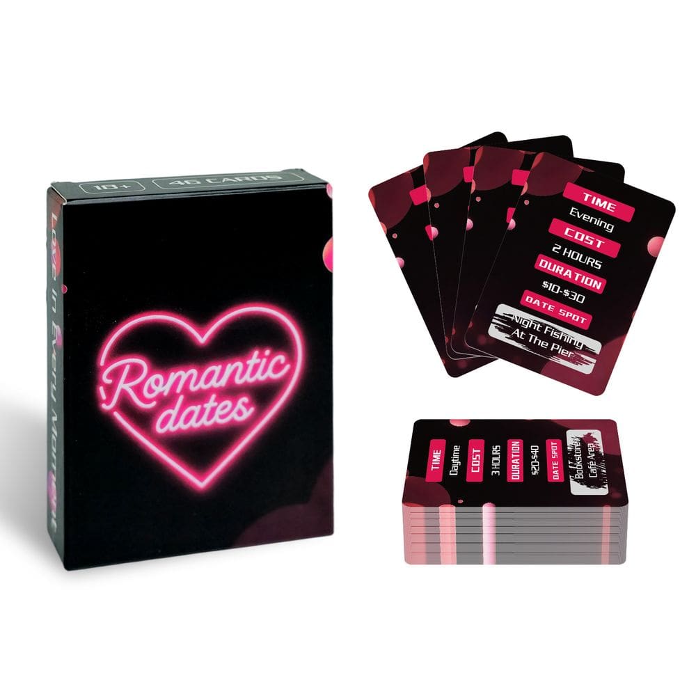 Jogo de cartas Romantic Dates Scratch Off para casais