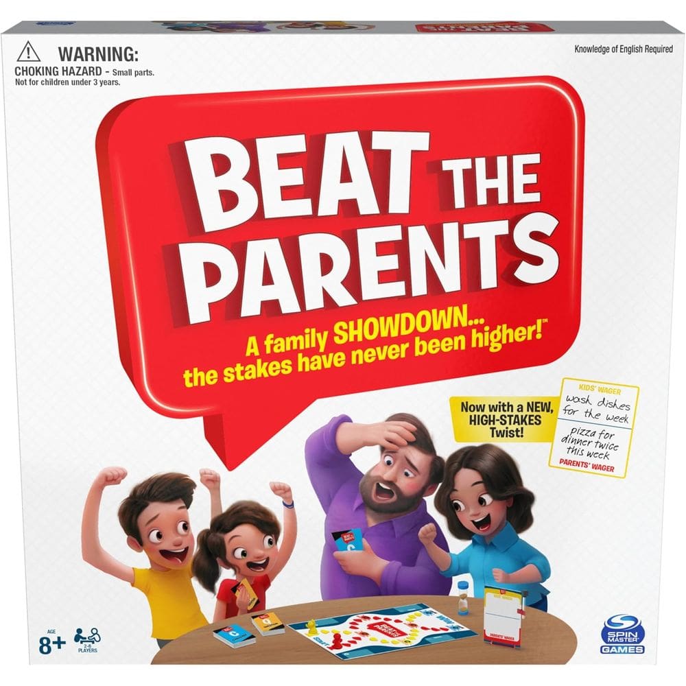 Jogo de tabuleiro Beat the Parents Family para 2 a 4 jogadores