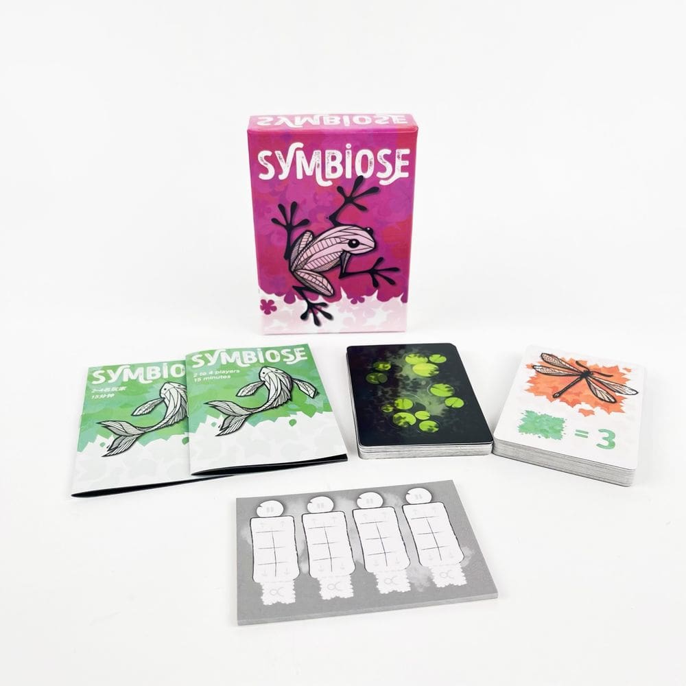 Jogo de cartas Symbiose Fun Strategy para 2 a 4 jogadores com mais de 7 anos