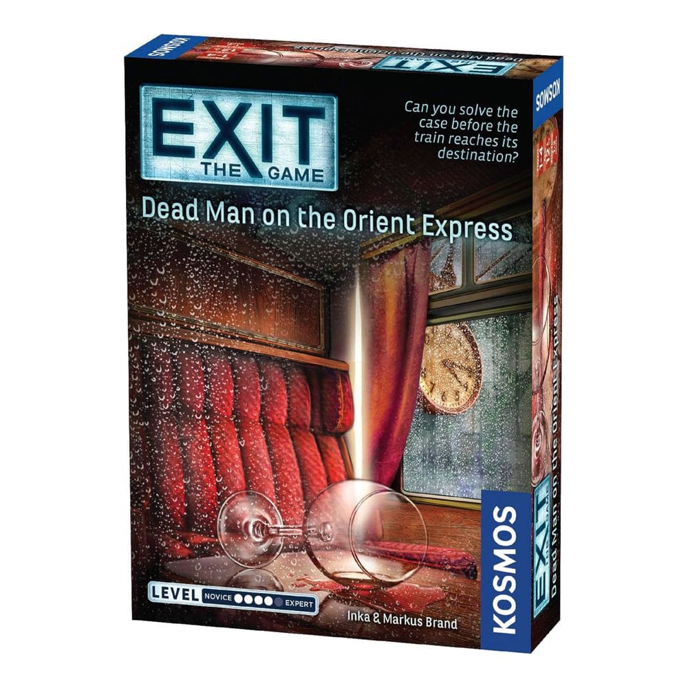 Jogo de cartas Thames & Kosmos Exit: O jogo Dead Man on The Orient Express