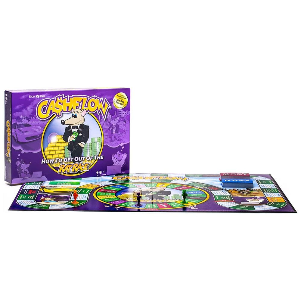 Jogo de tabuleiro Rich Dad CASHFLOW Educational com atualização de 2020
