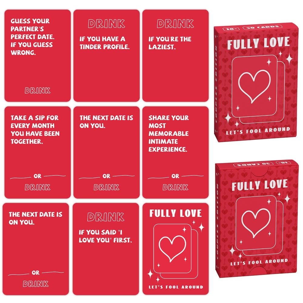 Jogo de cartas Fully Love Romantic Date Night para casais