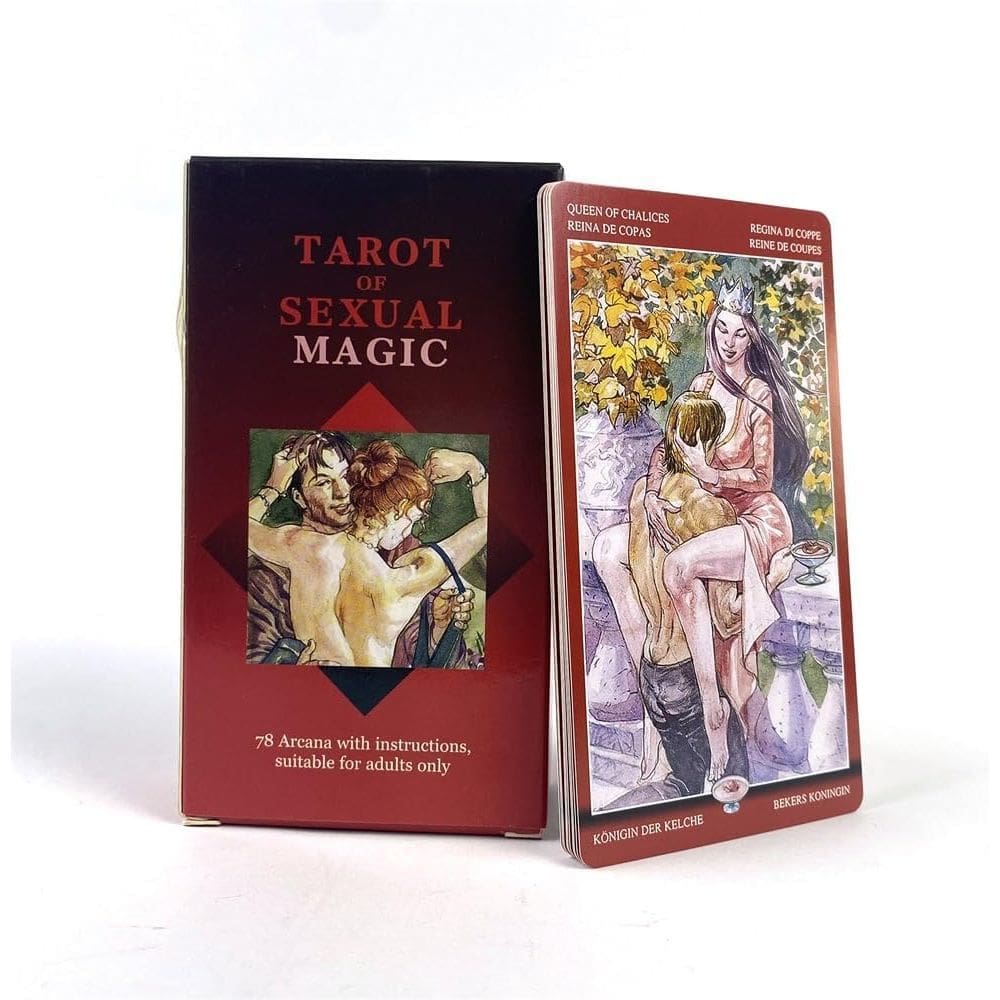 Baralho de tarô Tarot of Sexual Magic 78 cartas de Arcana para adultos