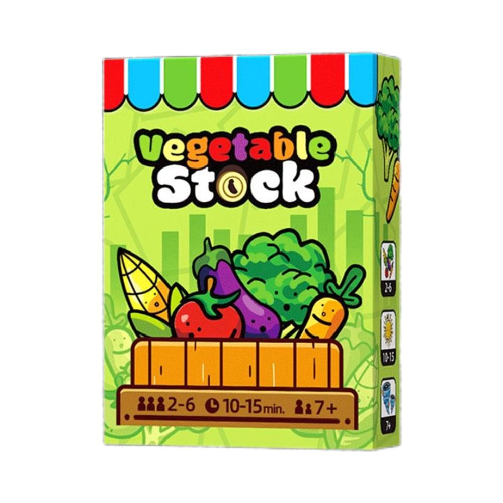 Jogo de cartas Vegetable Stock Fun Math Strategy 2-6 jogadores