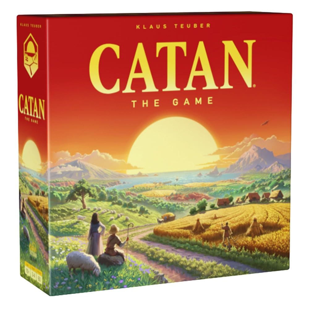 Jogo de Tabuleiro CATAN 6ª edição Trade Build & Settle Family