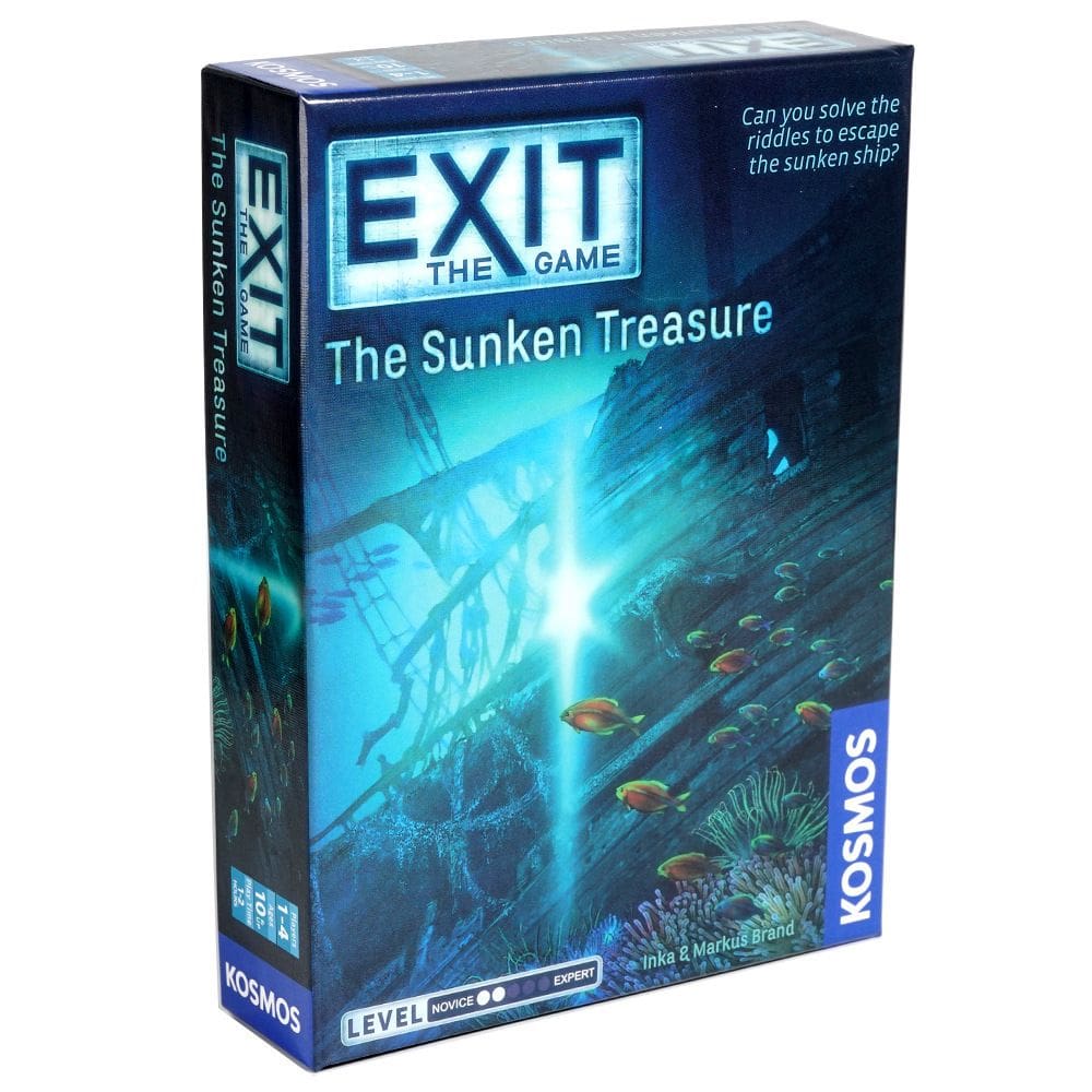 Jogo de tabuleiro EXIT: The Sunken Treasure - Escape Room para 1-4 jogadores