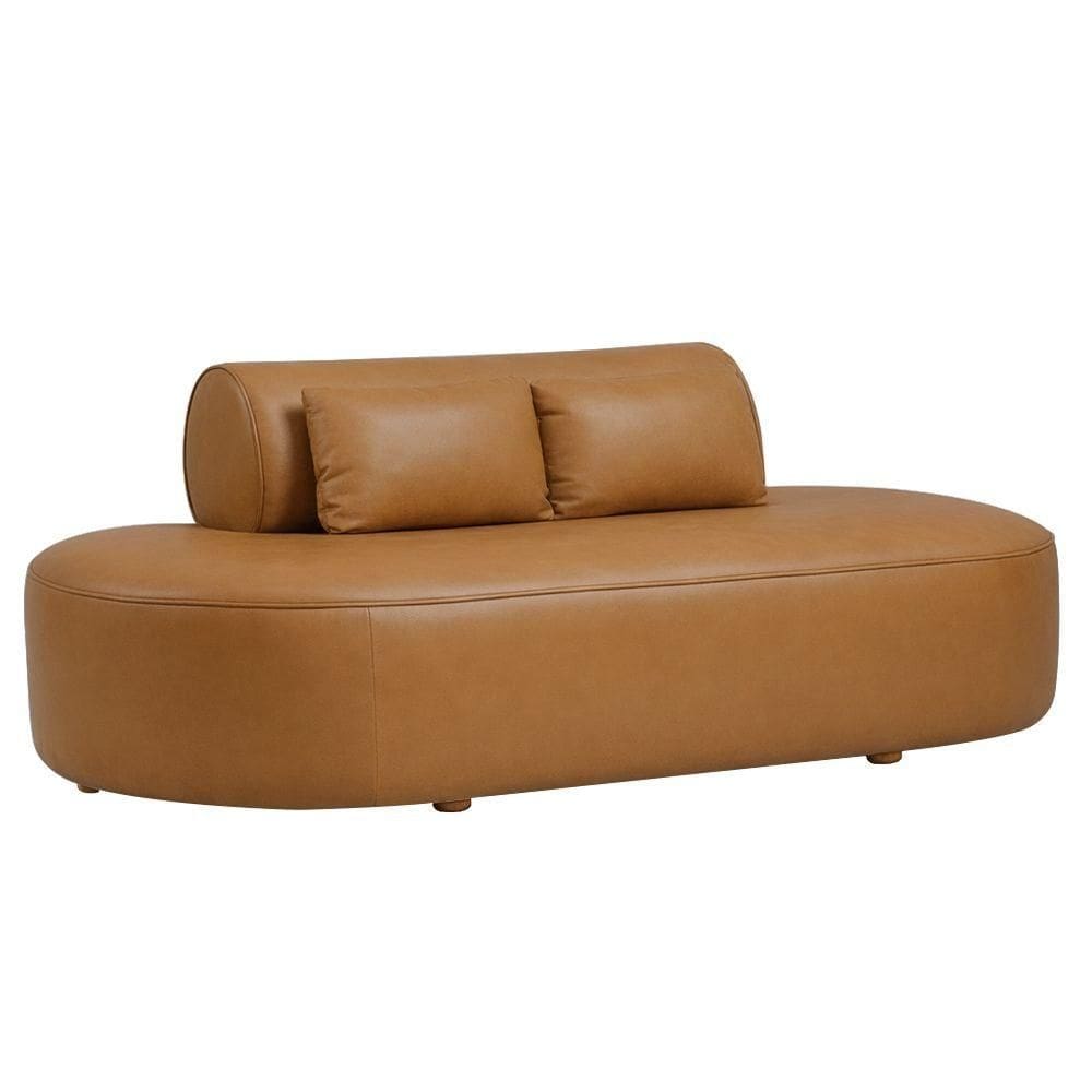 Sofá Orgânico Horizonte 3 Lugares 180cm Corano Caramelo - Nexta Casa