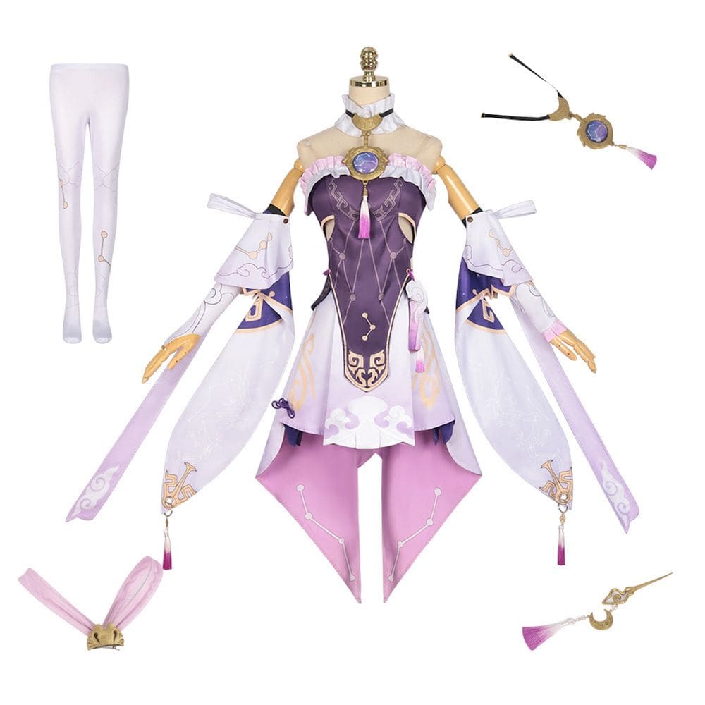 Roupa de Halloween para Fu Xuan, fantasia de cosplay de anime Honkais Impacts