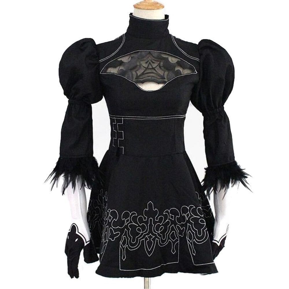 Niers Automatas Yor não tem 2 tipos B de roupas de cosplay, anime C