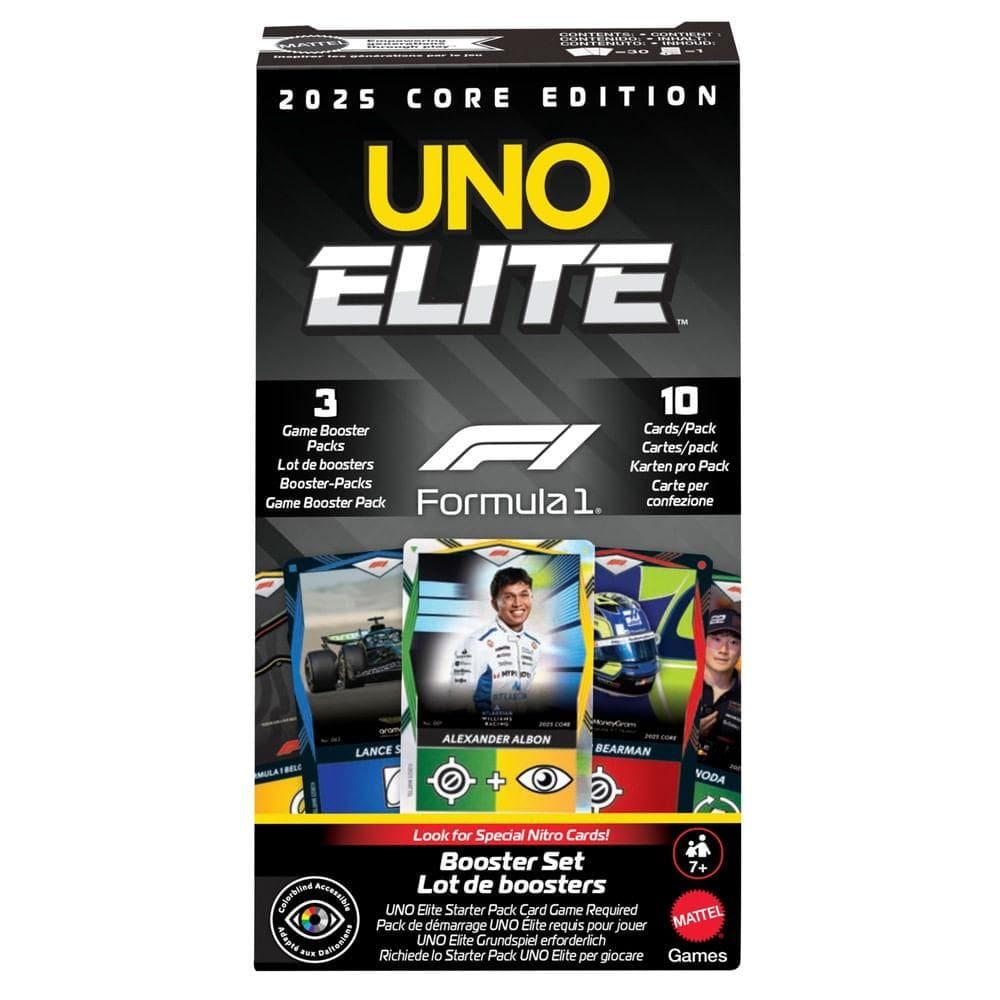 UNO Elite Formula 1 Booster Set - Mattel