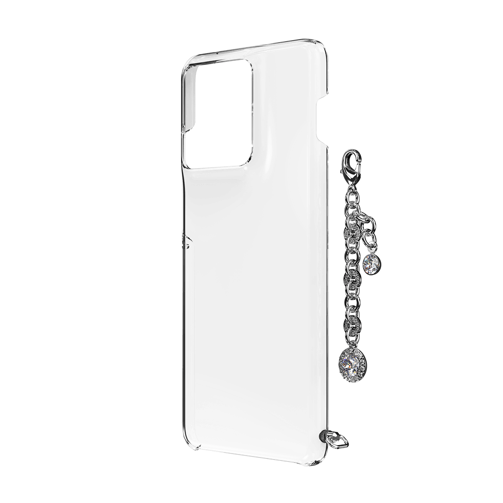 Capa protetora Motorola Edge 70 com pingente Crystals by Swarovski