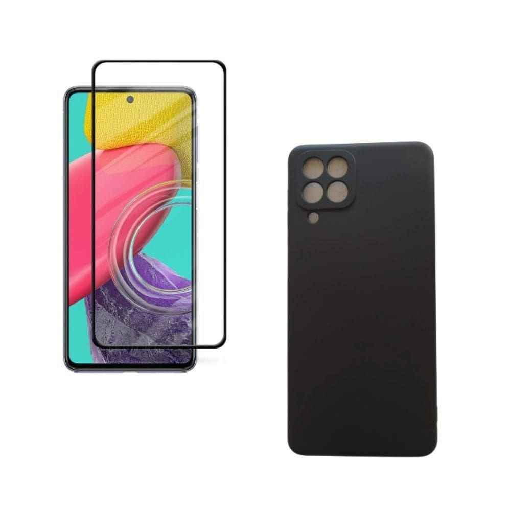 Capa Capinha Aveludada + Película 3d/9d Para Galaxy M53 5g