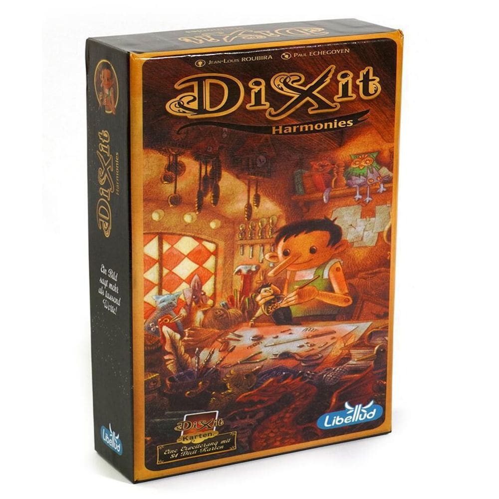 Jogo de cartas DIXIT Harmonies Creative Storytelling de 3 a 6 jogadores