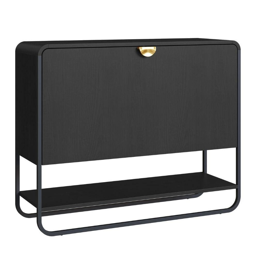 Sapateira Luna 93 cm Pes Metalicos Artesano