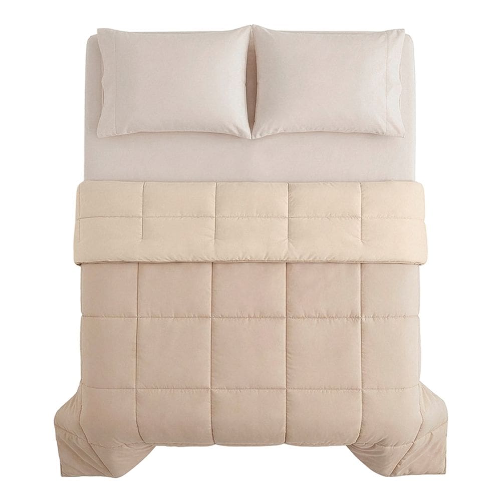 Edredom King Dupla Face Extra Soft Micro Percal Bf Colchões