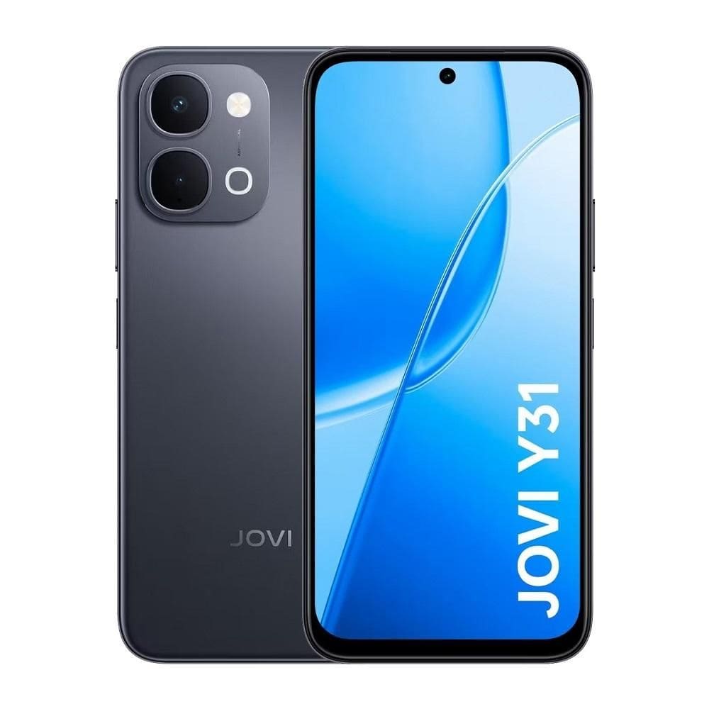 Smartphone Jovi Y31, 512GB, 8GB, Tela 6,75”, Câmera 50MP + 2MP, Preto