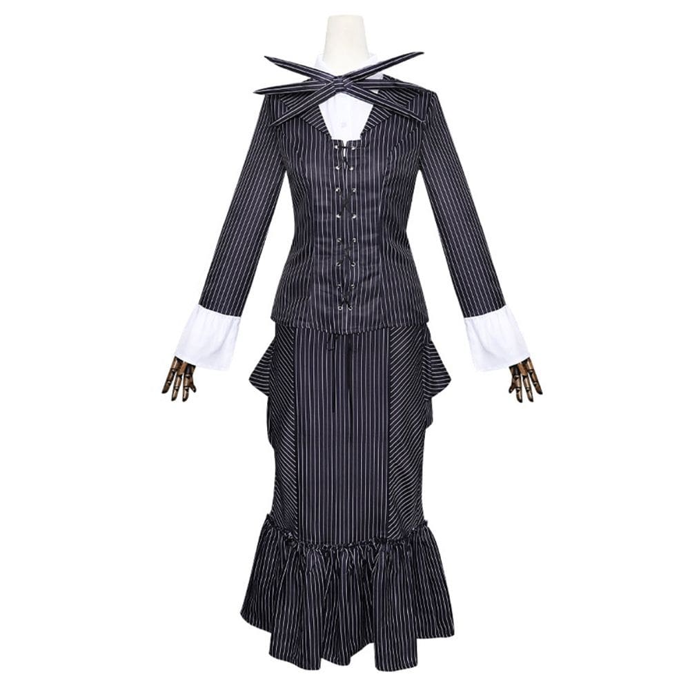 Traje de cosplay de anime Nightmares Before Christmas Jack Suit