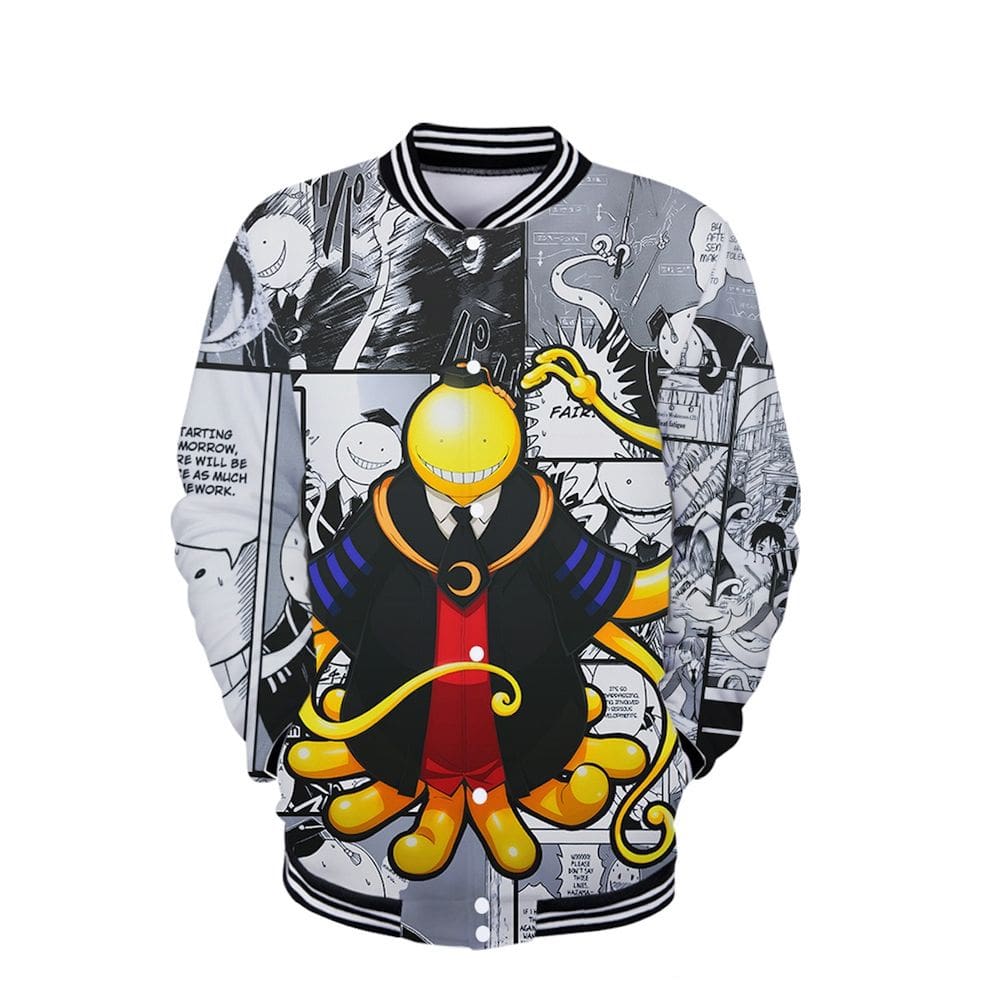 Assassinatos, salas de aula, Korosenseis, Beisebol de manga comprida C