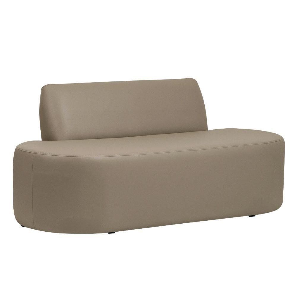 Sofá Reto 02 Lugares 150cm Mônaco Corano Bege - Nexta Casa