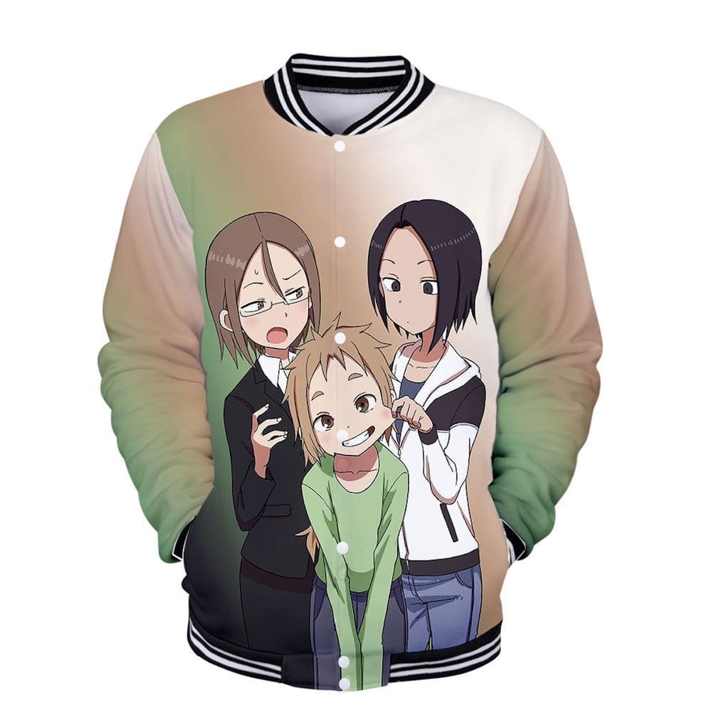 Companhia de beisebol de manga comprida Teasings Masters Takagis-sans Sanaes