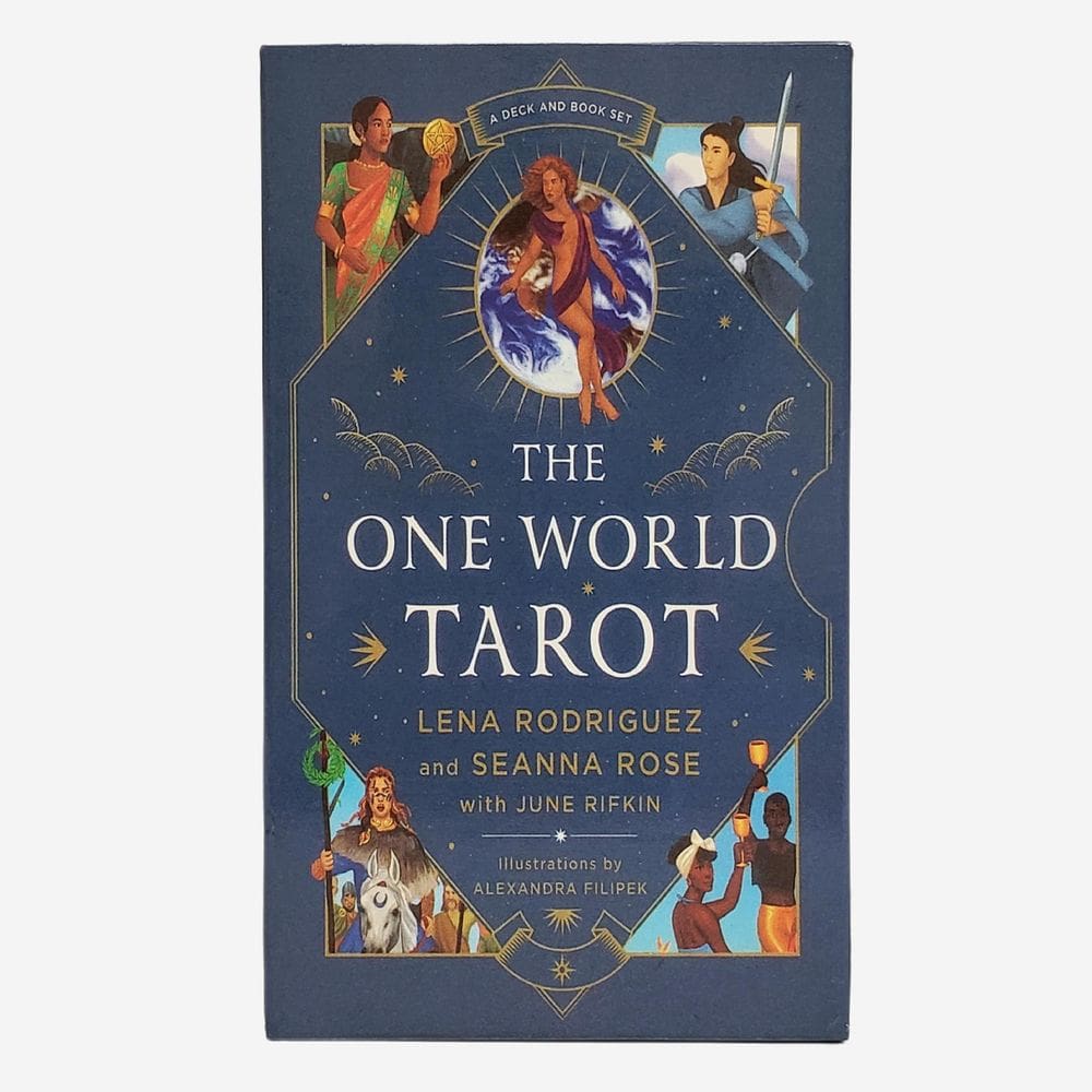 Conjunto de cartas de adivinhação espiritual do Tarot Deck One World