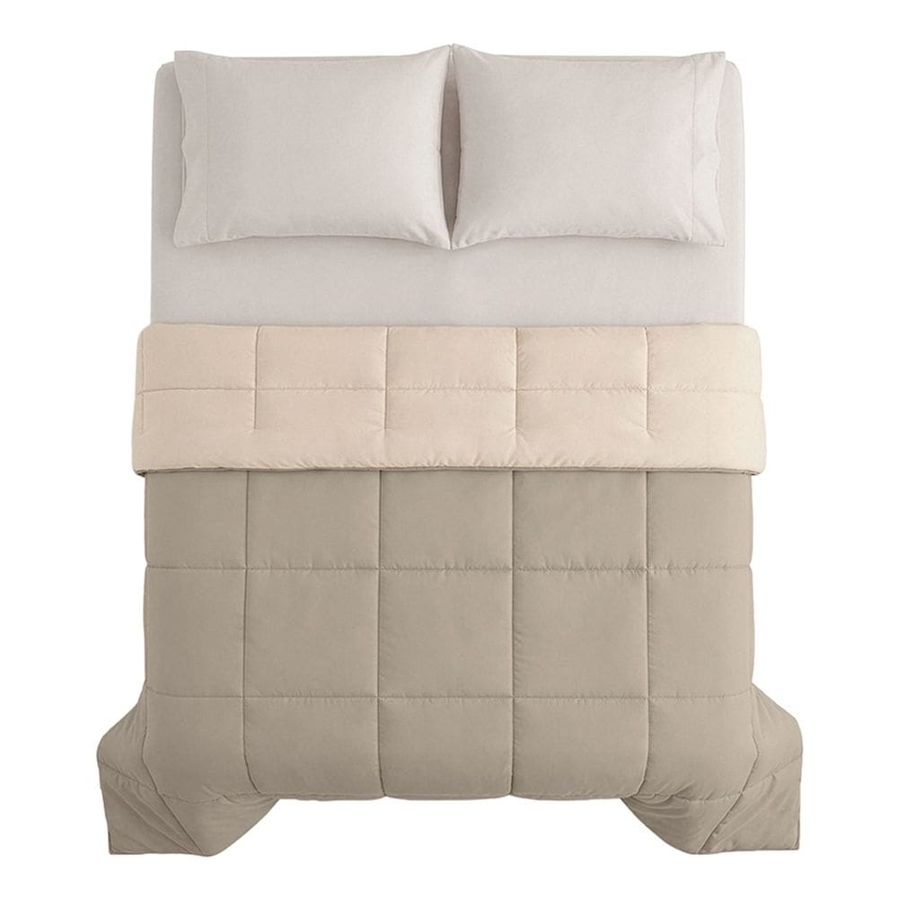 Edredom King Dupla Face Extra Soft Micro Percal Bf Colchões