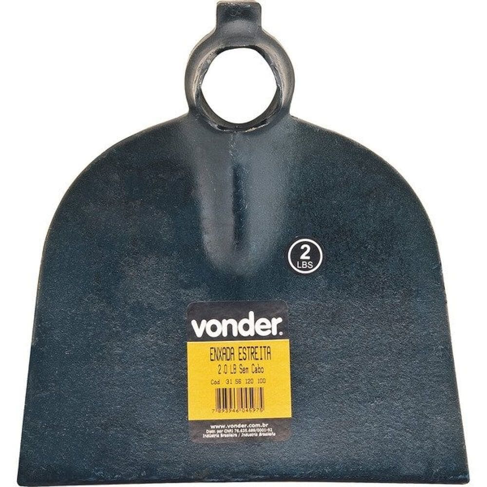 Enxada Estreita sem Cabo de 2,0 Libras - 3156120100 - VONDER