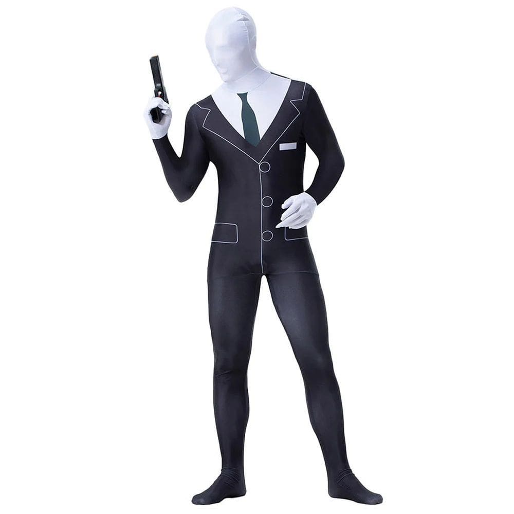 Traje de cosplay, esqueleto de Halloween, impresso em 3D, 2023