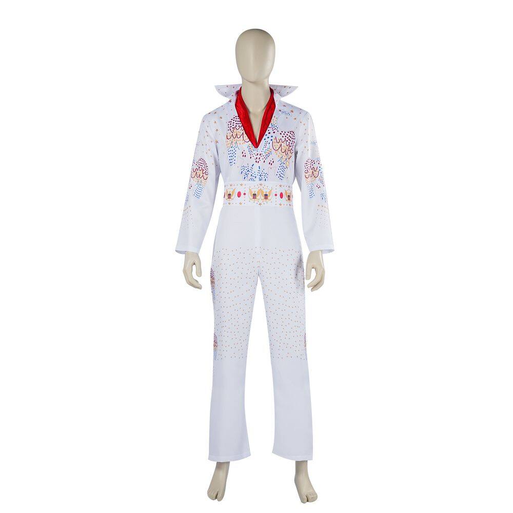 Traje de cosplay Elvis Presley, roupa de vestir anime