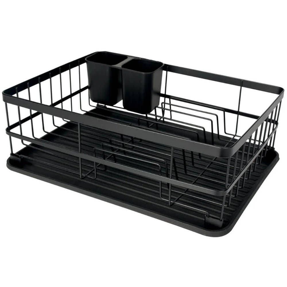 Escorredor de Louça 9 Pratos Preto Fosco MOR