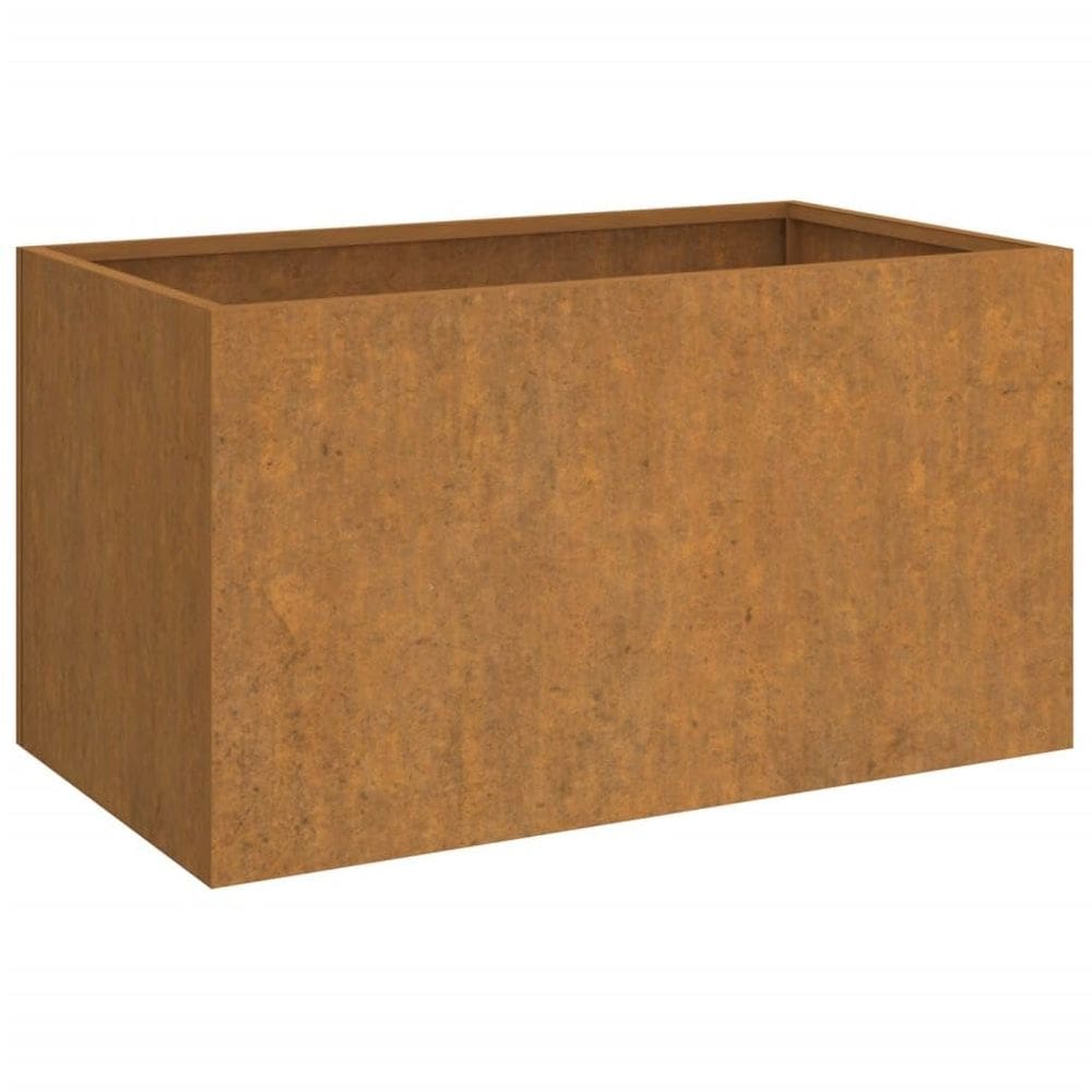 Plantador VidaXL Corten Steel Intemperismo 62x40x39cm