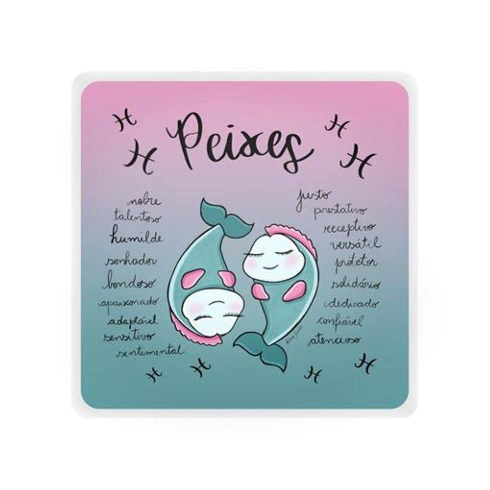Mini Luminária Box Signos Peixes Usb