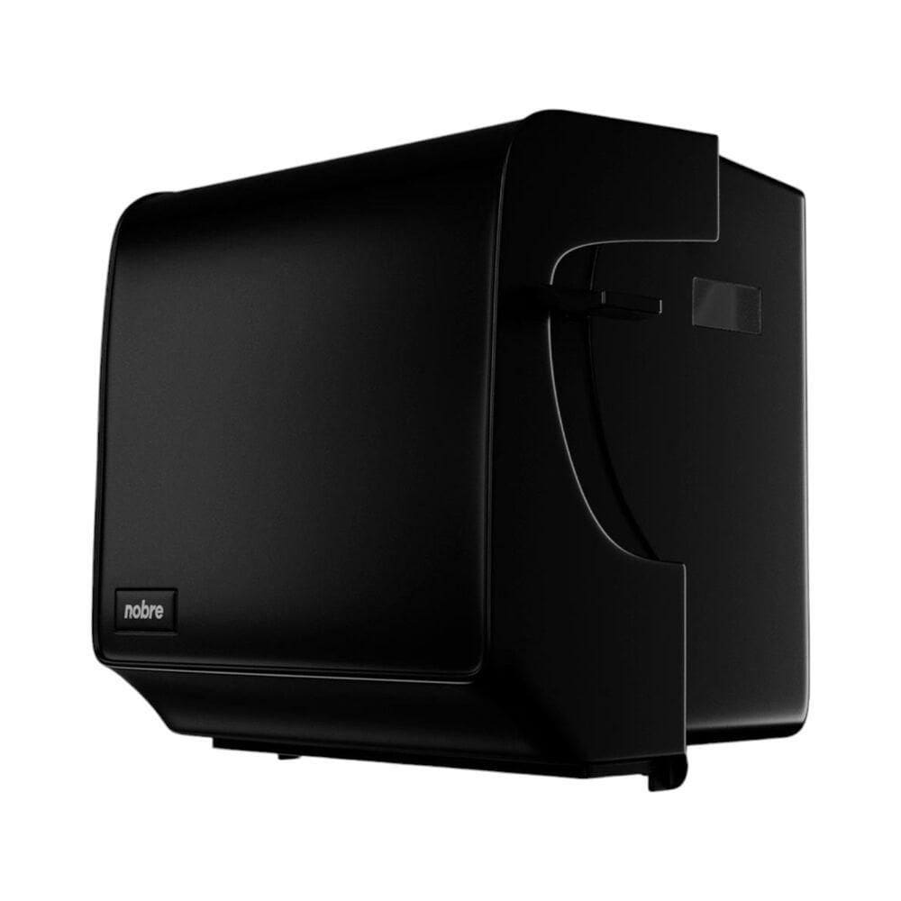 Dispenser Com Alavanca Para Toalha Bobina Preto Brave - Nobre