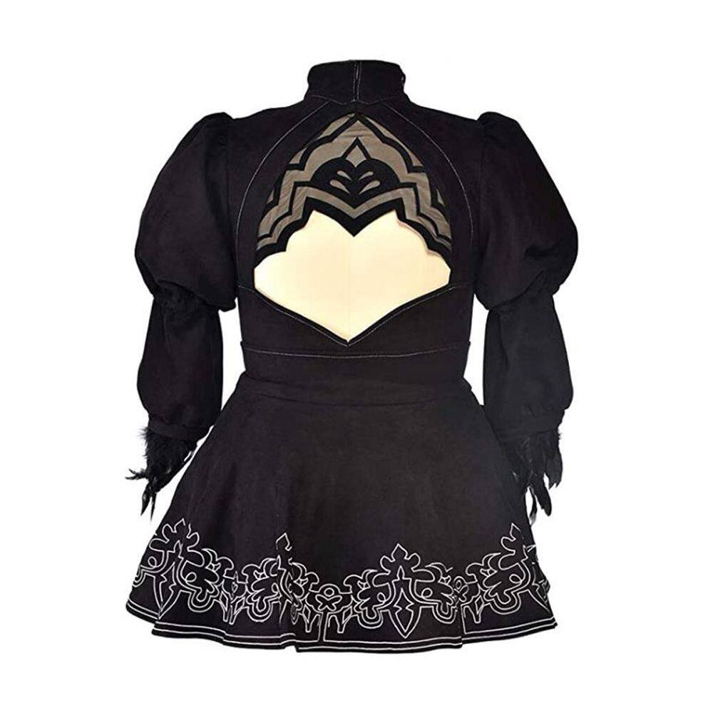 O traje de cosplay Niers Automatas York não tem 2 tipos B para anime