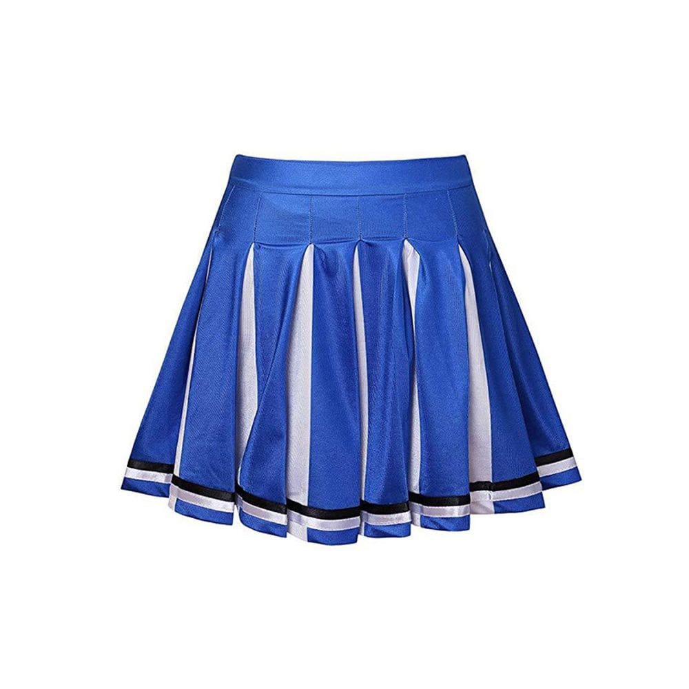Saia Cheerleader 2025 feminina estilo punk azul XS-XXL