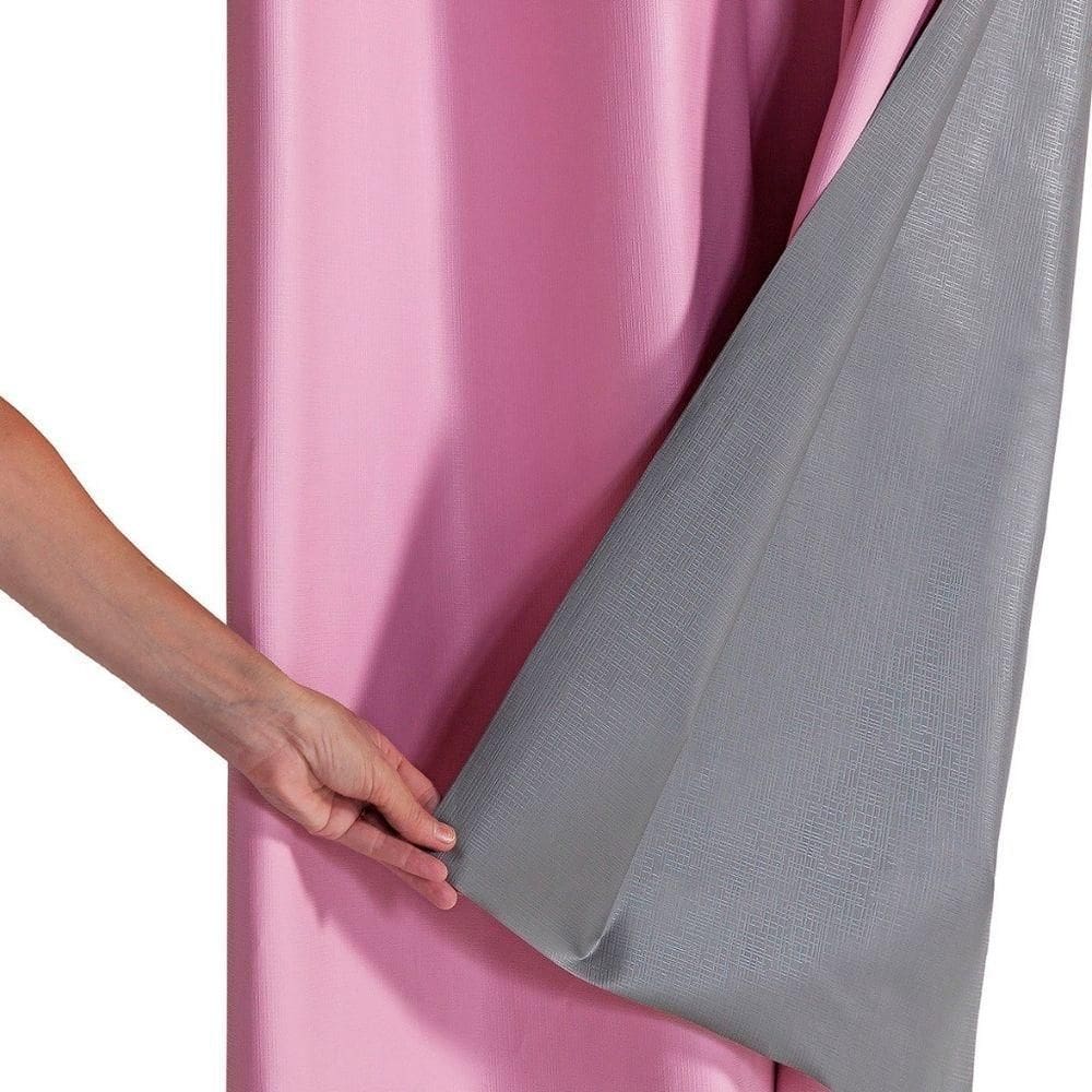 Cortina Blecaute Sala Quarto Banheiro Escritório 1,10m X 1,30m Rosa