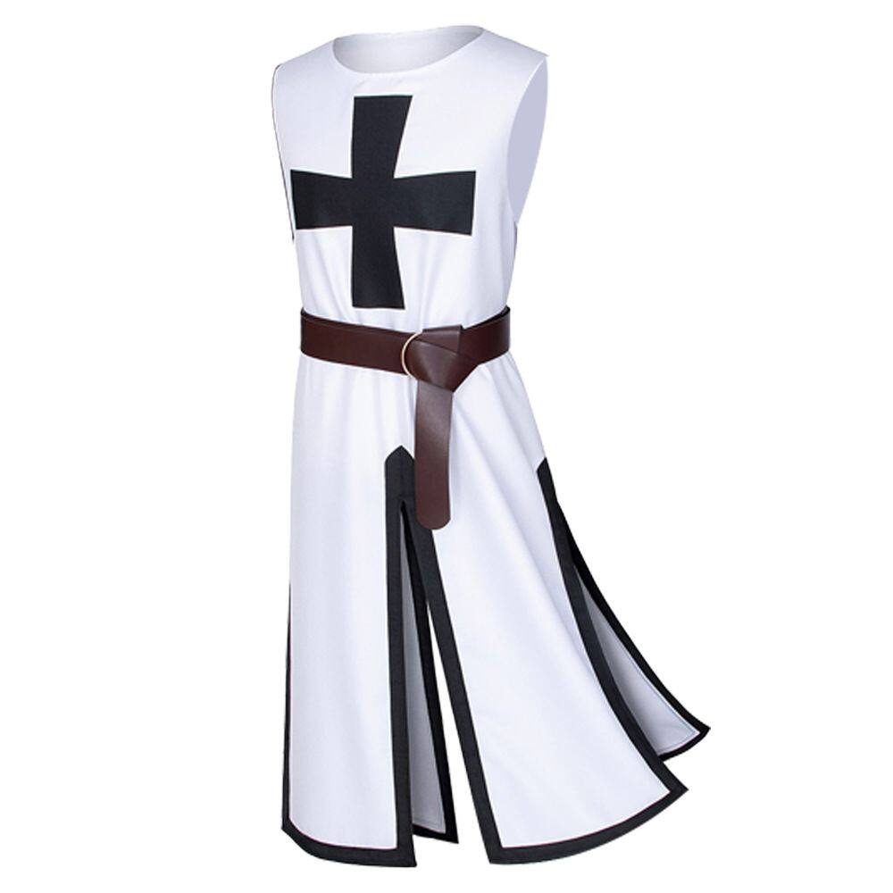 Medievals Crusaders Knights, Túnicas, Templos, Vestes, Anime Cospl