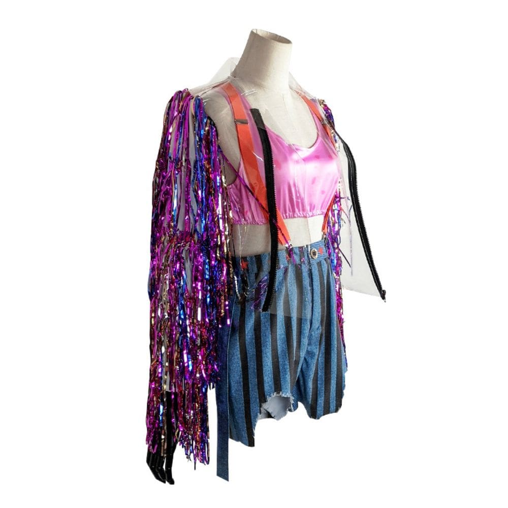 Trajes de cosplay de anime Harleys Quinns e roupas de vestir para H