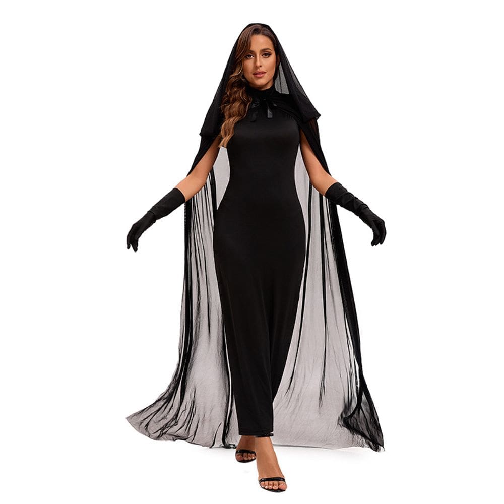 Traje de Halloween Vampire Witch Ghostly Sorceress Traje