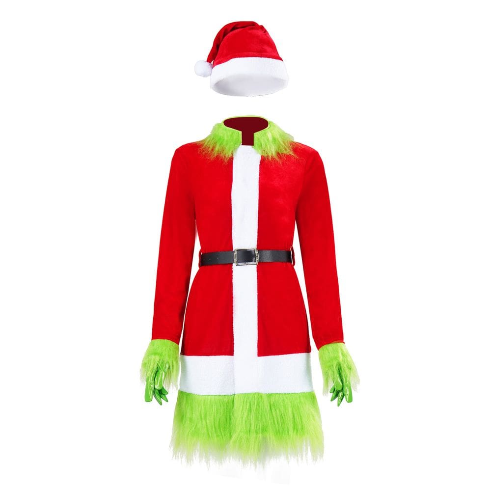 Como se vestem as fantasias de cosplay de anime de Grinchs Stoles Grinchs