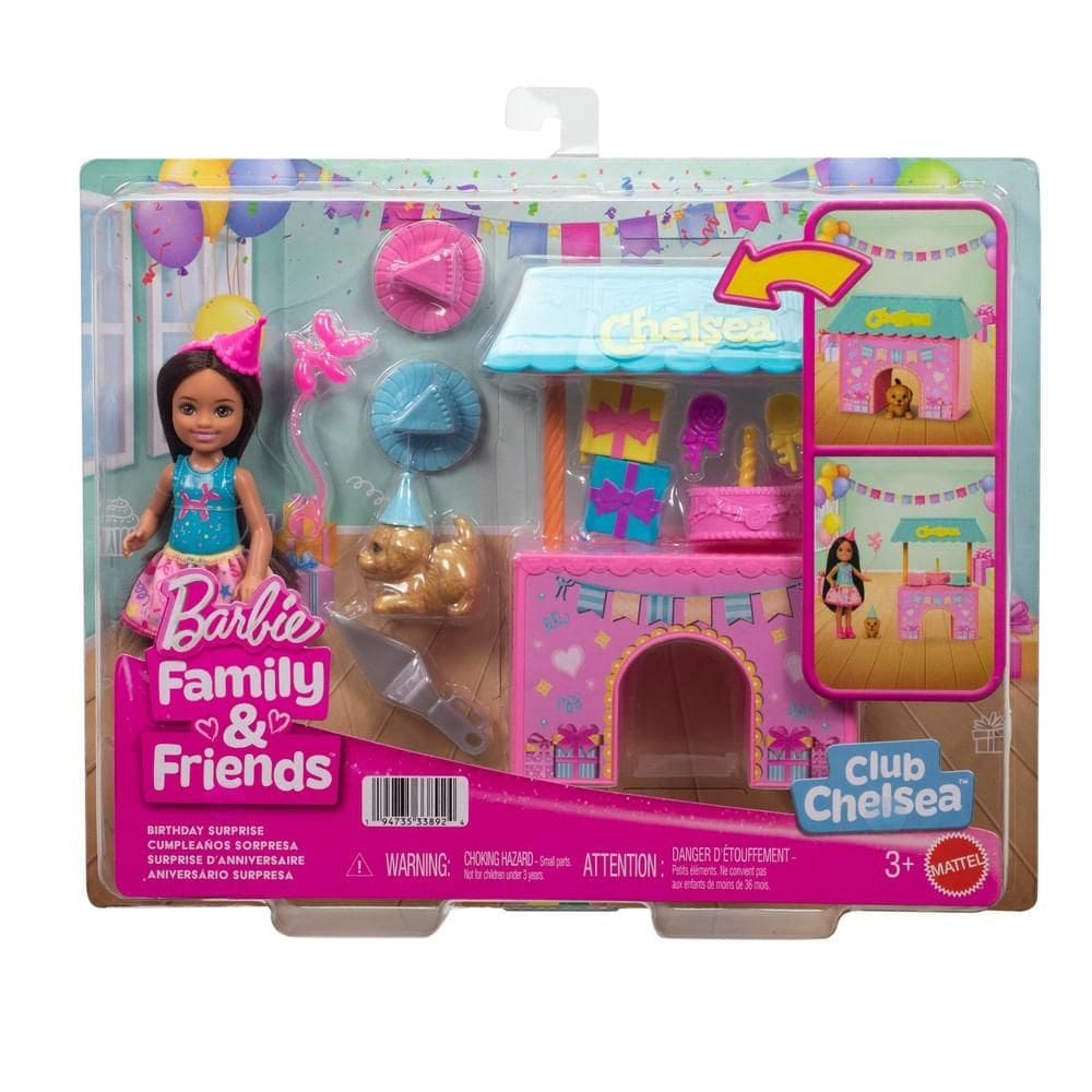 Barbie Chelsea Festa Surpresa 2 Em 1  - Mattel
