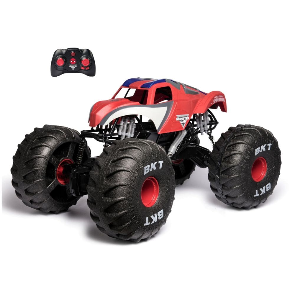 RC Monster Truck Monster Jam Marvel Mega Spider-Man em escala 1:6