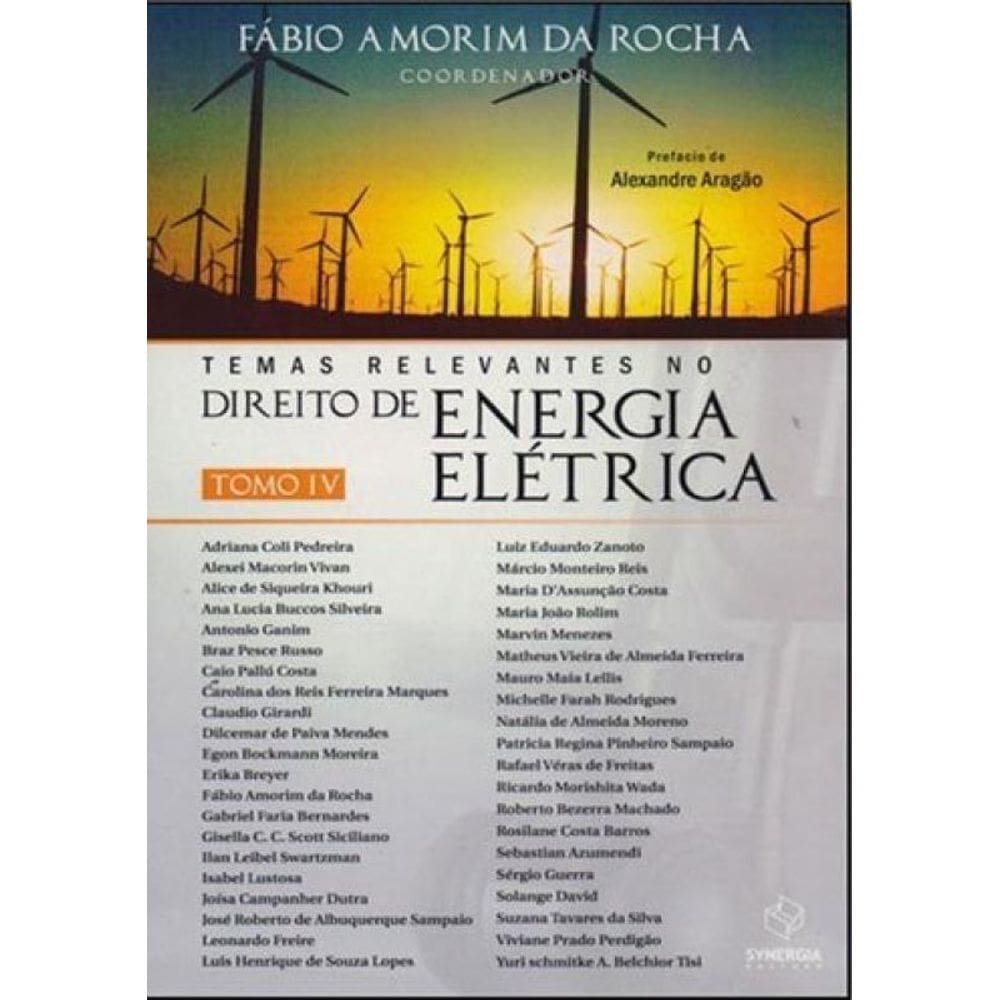 Temas Relevantes No Direito De Energia Elétrica: Tomo Iv