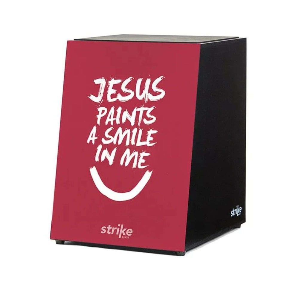 Cajon FSA  Acústico Strike Jesus Cap SK5014
