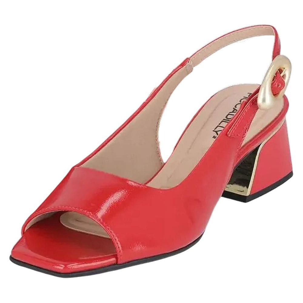 Sandalia Feminina Salto Medio Moderna Elegante Piccadilly